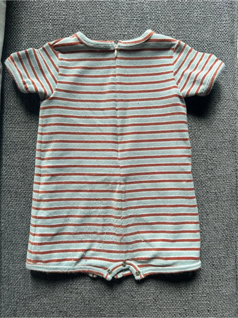 Rylee + Cru Shorty One Piece Americana Stripe 18-24
